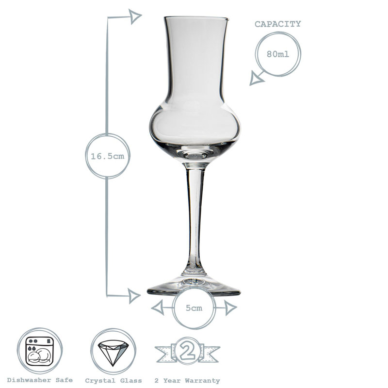 Bormioli Rocco Restaurant Liqueur Glasses, 6