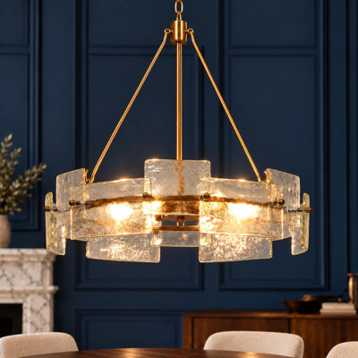Lustre tambour à intensité variable 6 lumières Hanshelmut