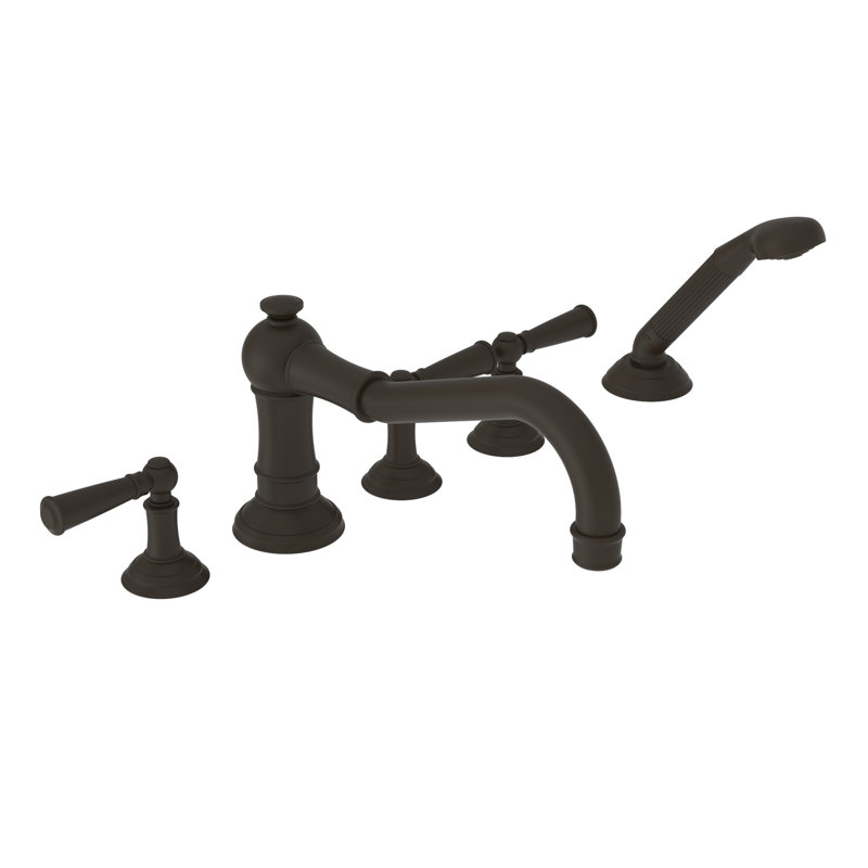 Roman Tub Faucet With Hand Shower, Oil Rubbed Bronze