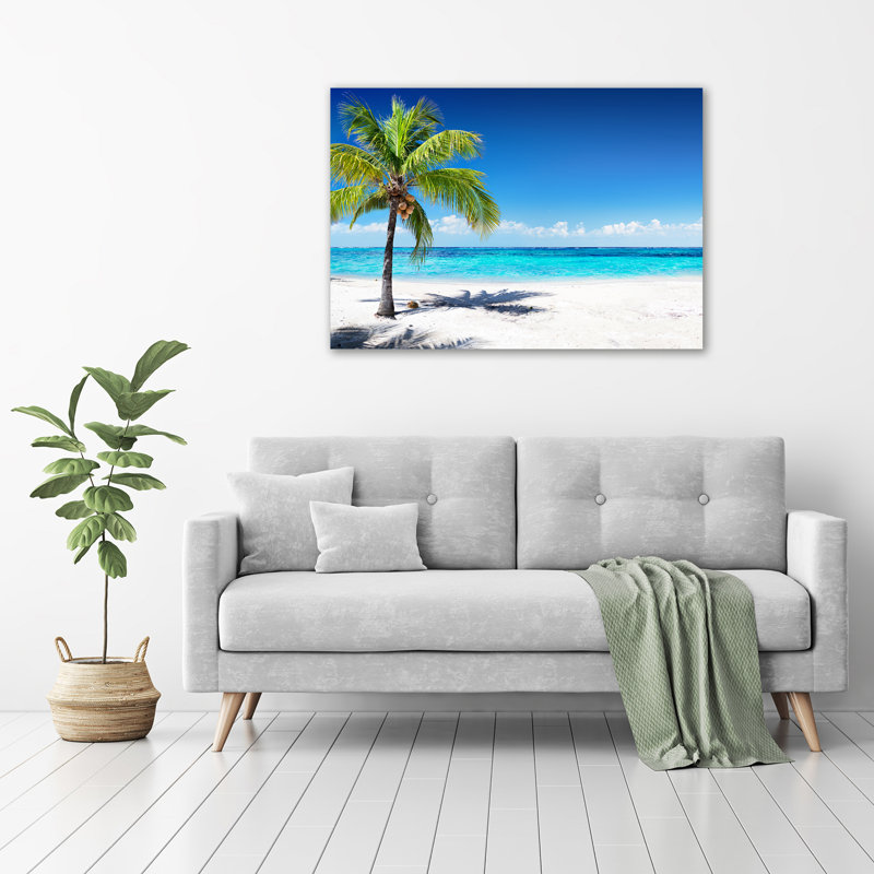 Tropical Beach - Wrapped Canvas Print