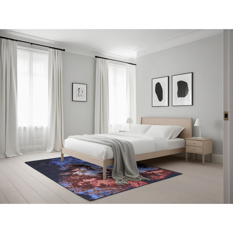 Abstract Indoor Rug, Rectangle 5' x 7'