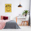 «Bb-503», encadré «Dream on Yellow Smiley on Wood» par LulusimonSTU DVD, art textuel-97267553-97267554