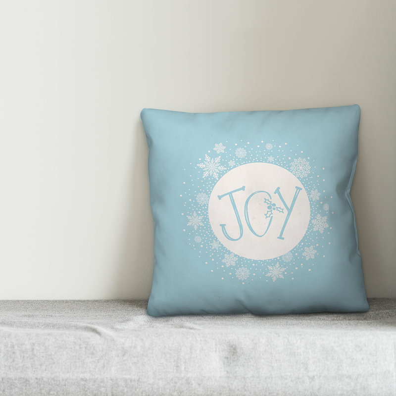  Housse de coussin Baby Joy, 18 po x 18 po, Housse de coussin seulement - Insert