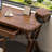 Simple Nut-Brown Solid Wood Pine Rectangle Desk-740631407