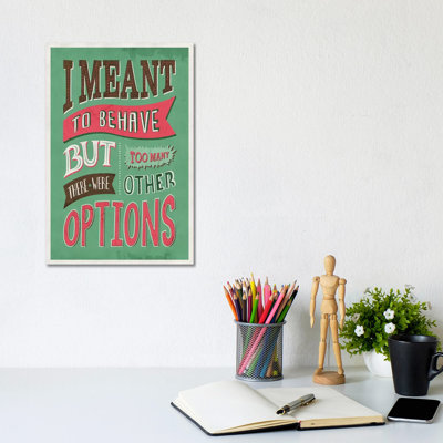 Too Many Options by Ester Kay - Wrapped Canvas Print