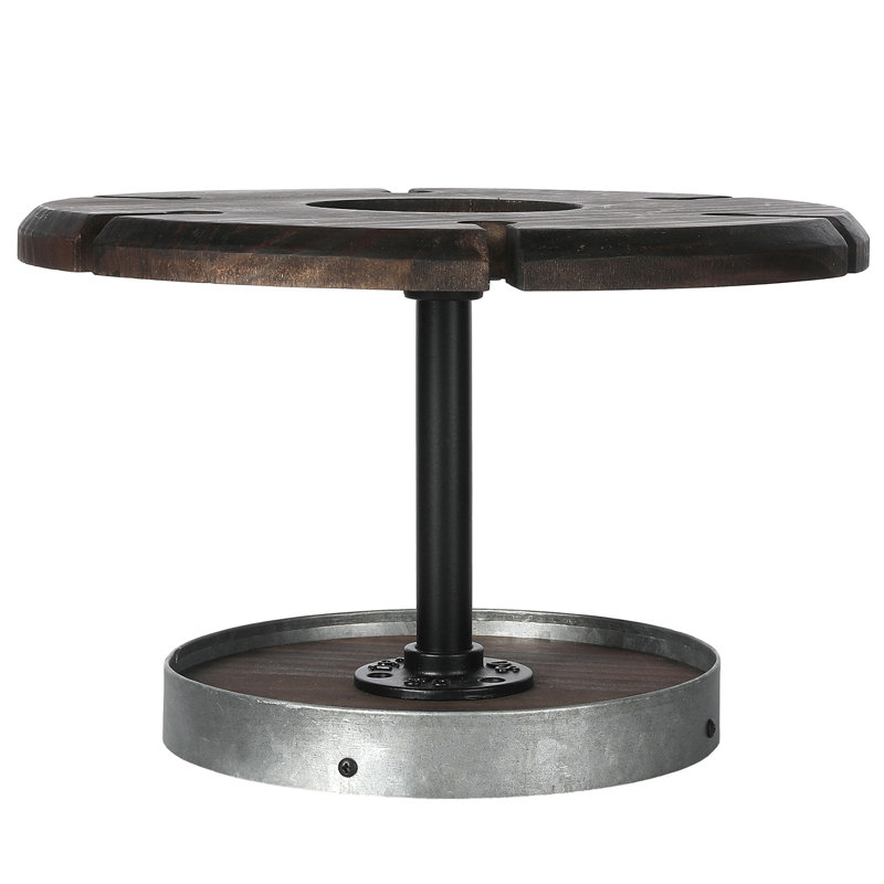 Tabletop Wine Bottle and Glass Rack