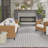 Canete Geometric Reversible Indoor/Outdoor Area Rug in Blue-1702290242