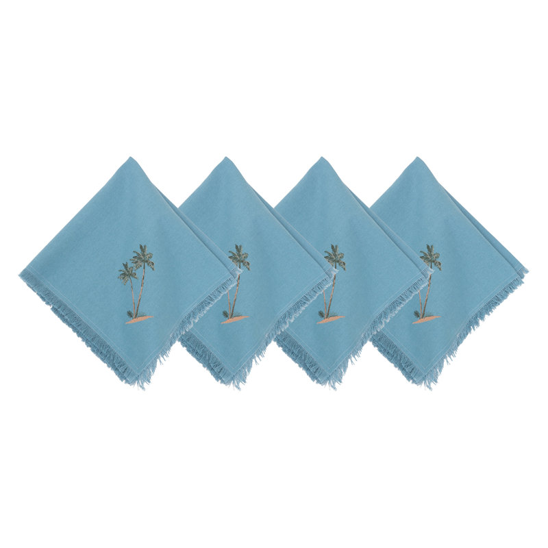 Retro Palms Napkins Set of 4
