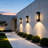 1 - Light 15" Iron Wall Light With Dusk To Dawn And Motion Sensor