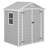 6 ft. W x 4 ft. D Plastic Lean-To Storage Shed