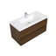 Ensemble de meuble-lavabo mural simple l 42 po Bacup