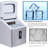 Sotorysofa 48 Lb. Daily Production Cube Clear Ice Freestanding Ice Maker
