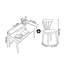 Pure solid wood desk and chair set