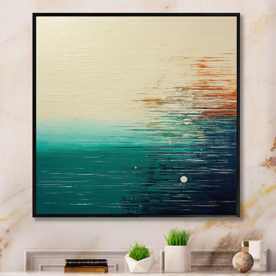 «Minimalistic Essence Beach II - Minimalisme», art mural