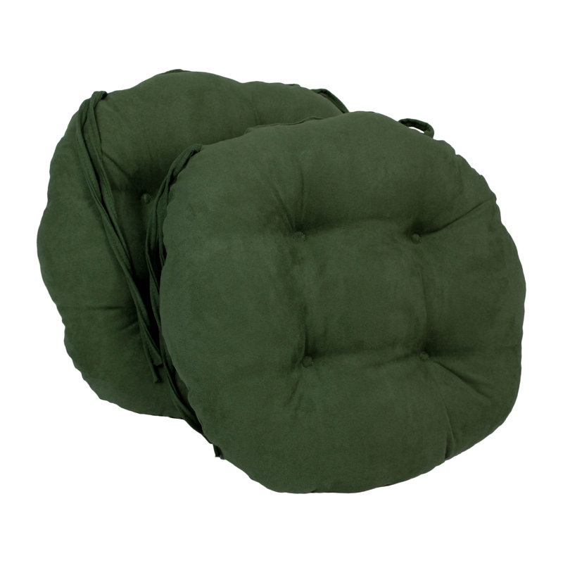 Outdoor 3.5'' Seat Cushion, Hunter Green