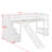 Stairway Twin Size Loft Bed With Slide-498668691