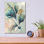 Art mural en verre épique «The Lost Forest Ii» par Carla Jennings, 12 po x 16 po
