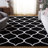 Fiffia Tahoe Shag Performance Geometric Rug-1020151053