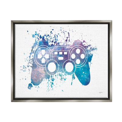 «Modern Game Splash» encadré sur bois