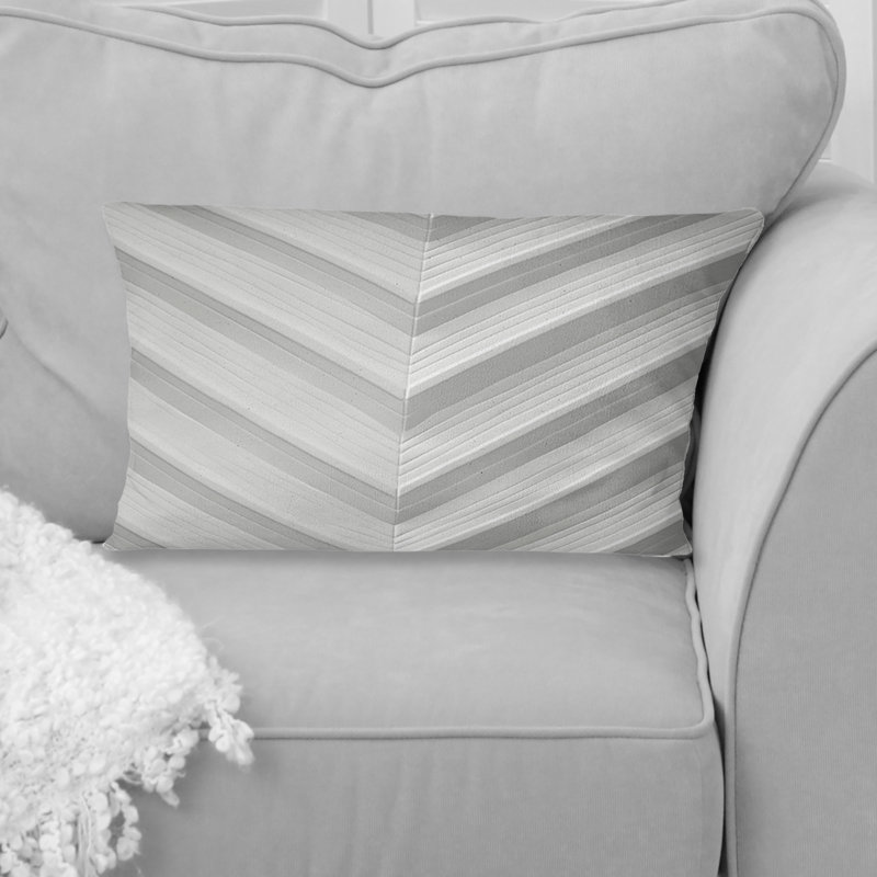 Coussin lombaire blanc Midcentury II - Mid-Century