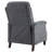 Arlan Modern Design Fabric Upholstered Push Back Recliner-278331166