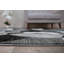 Tapis gris / noir / ivoire à motif géométrique tissé Mehul-30030652