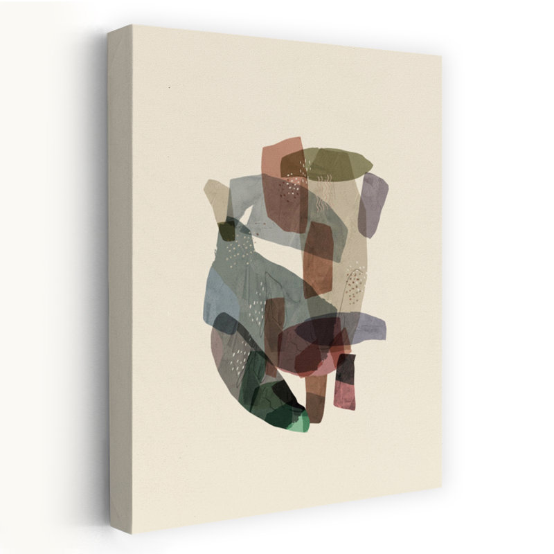 Art contemporain contemporain abstrait, H 12 po x l 8 po