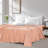 Vilano Oversized 132 inch x 110 inch Microfiber XL Flat Sheet wrinkle resistant for deep mattresses-94243276