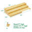Bamboo 3-Tier Spice Rack Organizer, Natural Wood Tiered Shelf for Kitchen Cabinet & Pantry Seasoning Can Storage