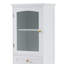 Armoire de rangement de 63 po de hauteur avec porte en verre-1841028096