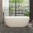 Free Standing Tub 55" x 28" Deep Soaking Bath Tub Acrylic A25 Soaker Tub