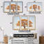 «Brown Essence Of Oak Tree», ensemble de reproductions d'art mural-107761775-107761777