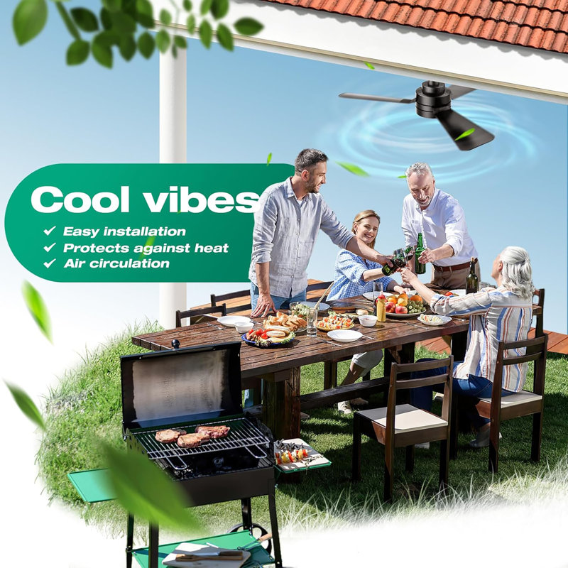 Ceiling Fans With Lights,28” Small Ceiling Fan Light, Easy-To-Install Ceiling Fans With Light And Remote,3000-6500K, Dimmable, Small Ceiling Fan For Bedroom/Kitchen/Garage