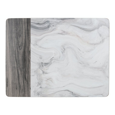 Marble Cork Abstract Rectangle Placemat