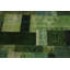 Tapis patchwork en laine vert délavé 8 x 10