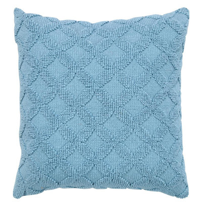 Housse et insert de coussin en coton tressé à motif géométrique 