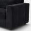 Upholstered Armchair With Storage Ottoman & USB Ports-2095368871