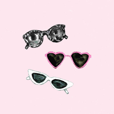 " Fashion Sunglasses " Painting Print