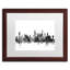 « chicago il horizon b&w », impression encadrée-17769542