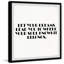 Reproduction d’art textuel sur papier "Let Your Dreams lead you" par Marmont Hill-163060568