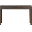 Console rustique colorée, coins arrondis, 3 tiroirs de rangement pratiques, structure robuste, style rétro pour entrée, couloir ou salon, plateau supportant 68 kg, grand tiroir de 63,5 cm, petit tiroir de 51 cm.