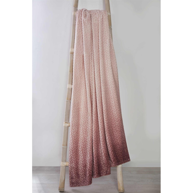 Tauber Ombre Blanket, Pink