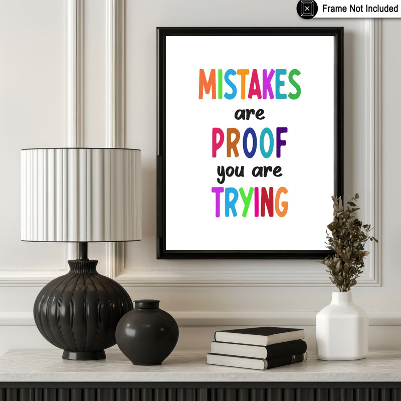 Les fautes sont la preuve, Unframed, Poster, 16"H x 20"W