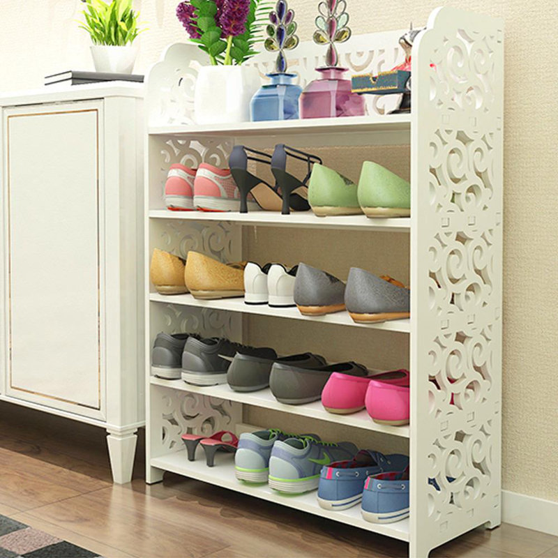 Machin 15 Pair Shoe Rack, (5 Shelves) 24.41" H x 9.45" W x 6.3" D