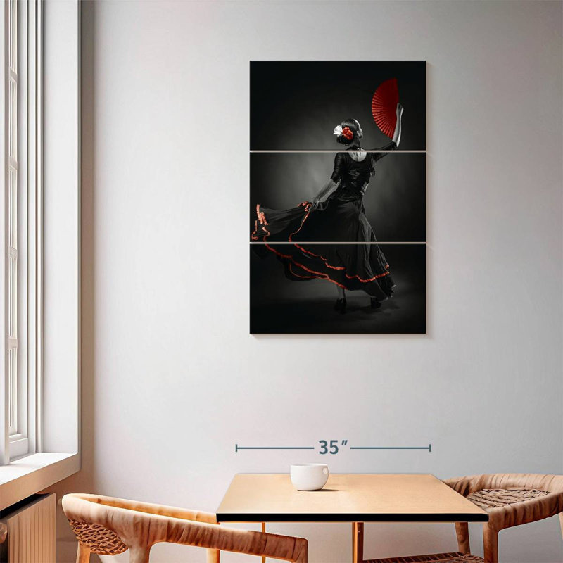 Danseur de flamenco Enn Pop, H 57 po x l 36 po