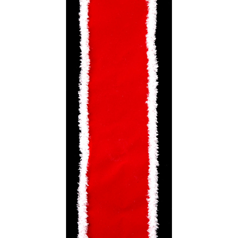 Velvet Fuzzy Edge Ribbon Set Of 3