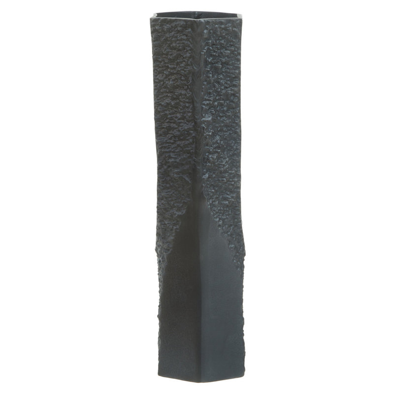 Azilyn Ceramic Table Vase, Grey, 46cm H x 11cm W x 11cm D