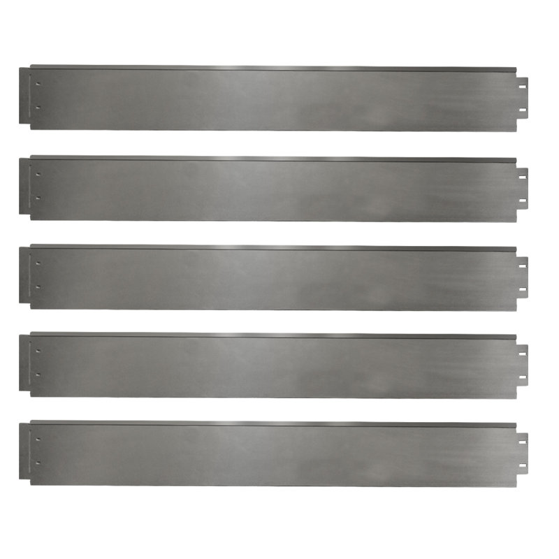 Faaliliu 35.56cm H x 254cm W Silver Metal Lawn Edging