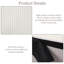 40.12cm Wide Rectangle Solid Colour Ottoman-76101260