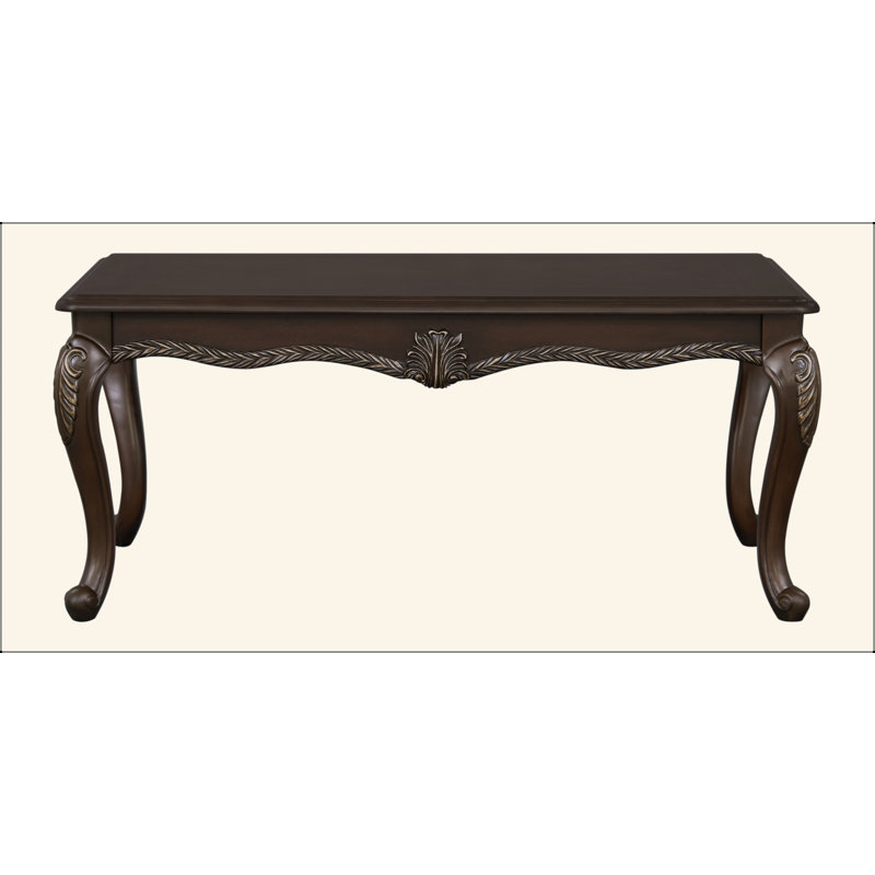 Pierce Cherry Finish Coffee Table